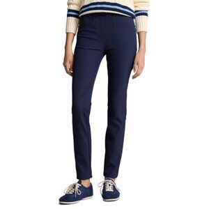 Lauren Ralph Lauren Eagle Preppy Old Money Lightweight Straight Leg Trousers 12